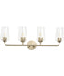 Celino 4-Light Bath & Vanity Champagne Bronze