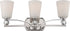 24"W Connie 3-Light Vanity & Wall Polished Nickel