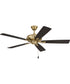 Eos Fan Satin Brass