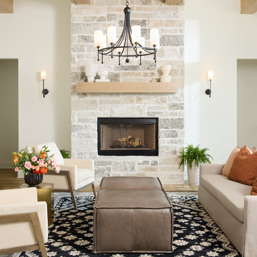 Tamara Day's Charlotte 1-light Wall Mount Light Fixture Matte Black