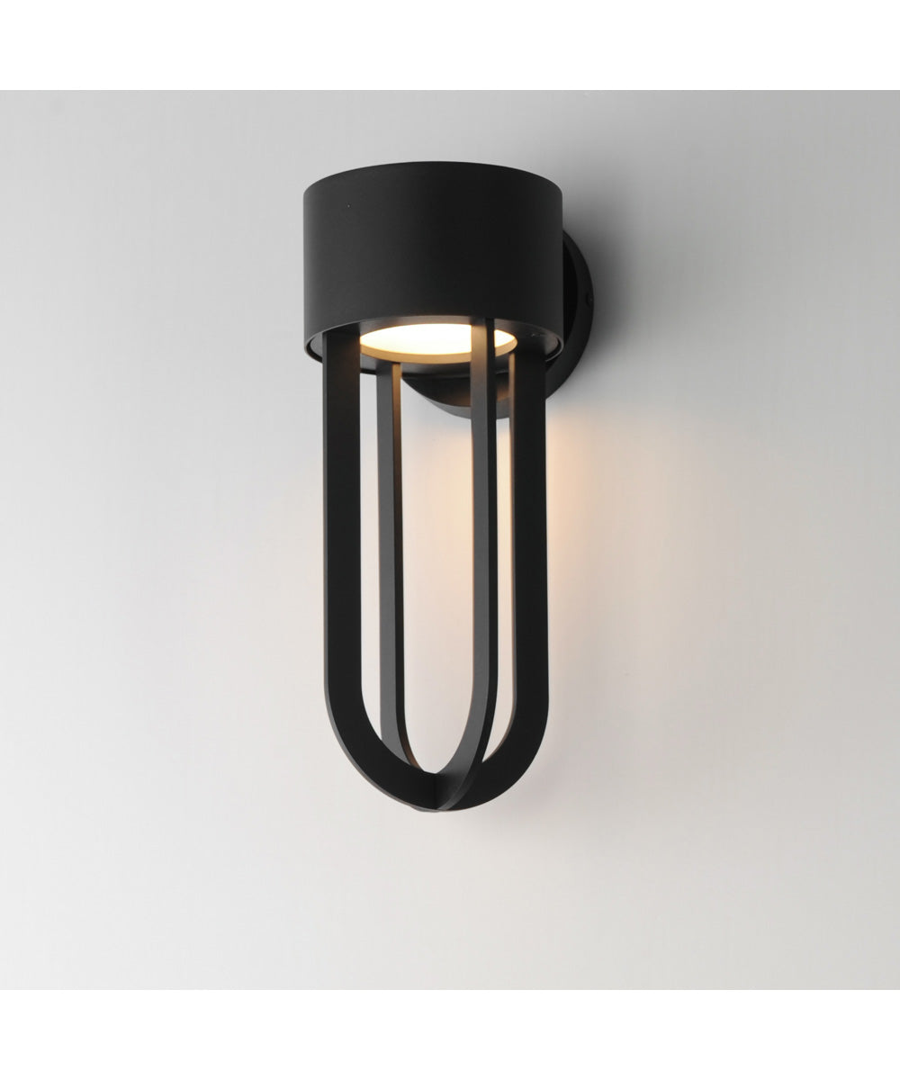 Quayside VX 14 inch  Outdoor LED Wall Sconce Black