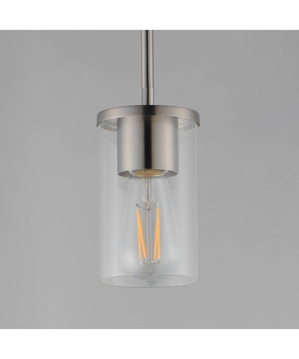 Lateral Mini Pendant Satin Nickel