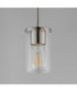Lateral Mini Pendant Satin Nickel