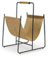 Faronworth Magazine Rack Brown/Black
