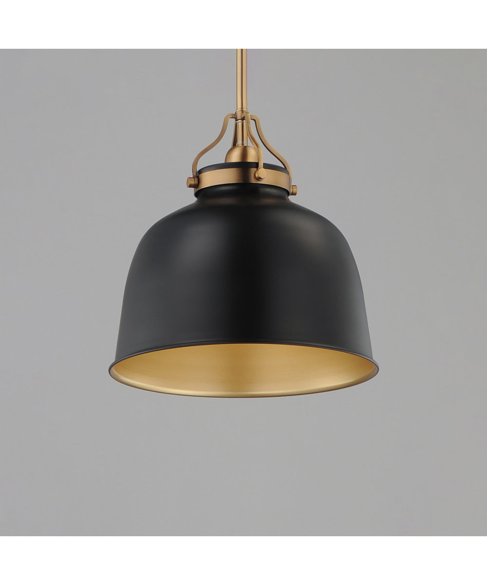 Hollis 12 inch Pendant Natural Aged Brass