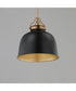 Hollis 12 inch Pendant Natural Aged Brass