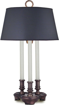 27"H 3-Way Desk Lamp Antique Old Bronze