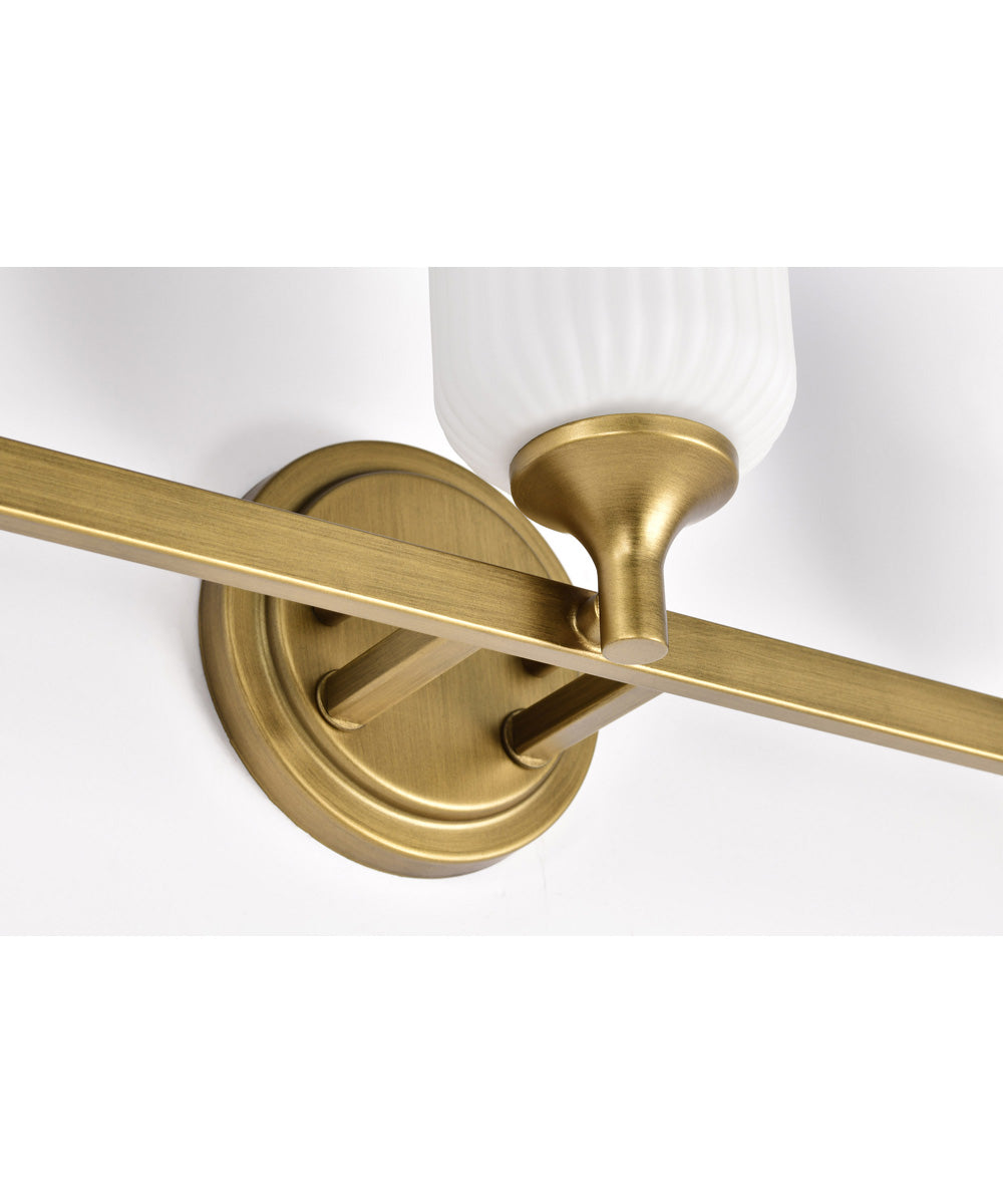 Solara 3-Light Vanity & Wall Natural Brass