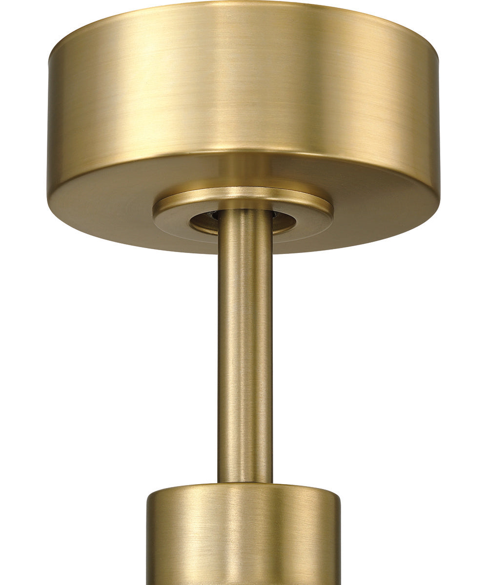 Rosalie 52" 5-Blade Indoor ceiling Fan 1-Light Fan Satin Brass