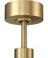 Rosalie 52" 5-Blade Indoor ceiling Fan 1-Light Fan Satin Brass