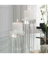 Crystal Pillar Candleholders, Set of 2