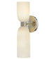 Tallulah 2-Light Medium Two Light Sconce in Polished Nickel