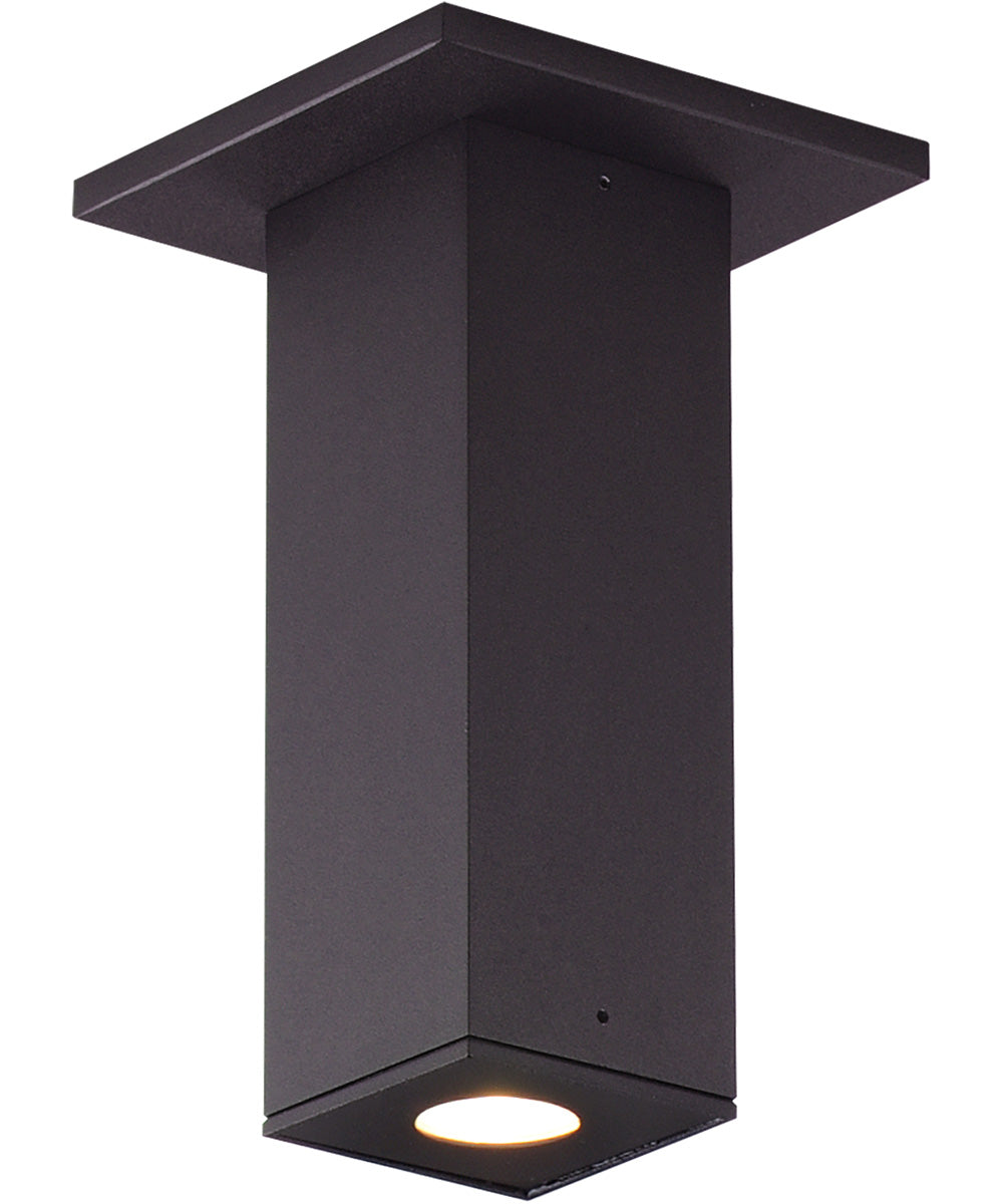 Culvert 7.5 inch LED Outdoor Flush Mount Architectural Bronze