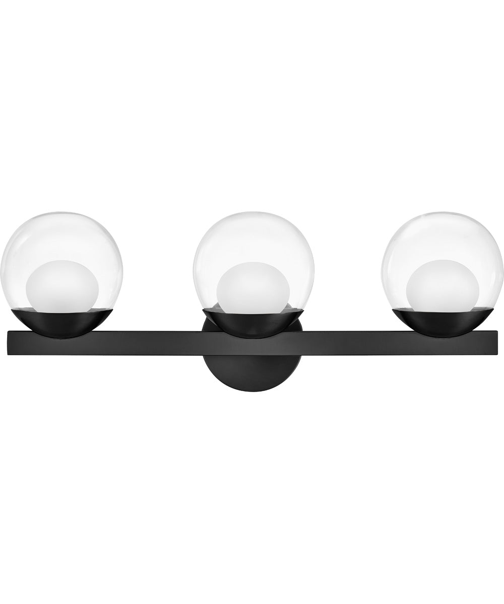 Sunni 3-Light Medium Three Light Vanity in Black