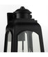 Francis Outdoor Wall Lantern Wall Mount Light Fixture Matte Black