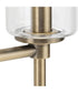 Elara 3-Light Clear Glass New Traditional Bath Vanity Light Vintage Brass