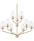 Celino 9-Light Chandelier Champagne Bronze