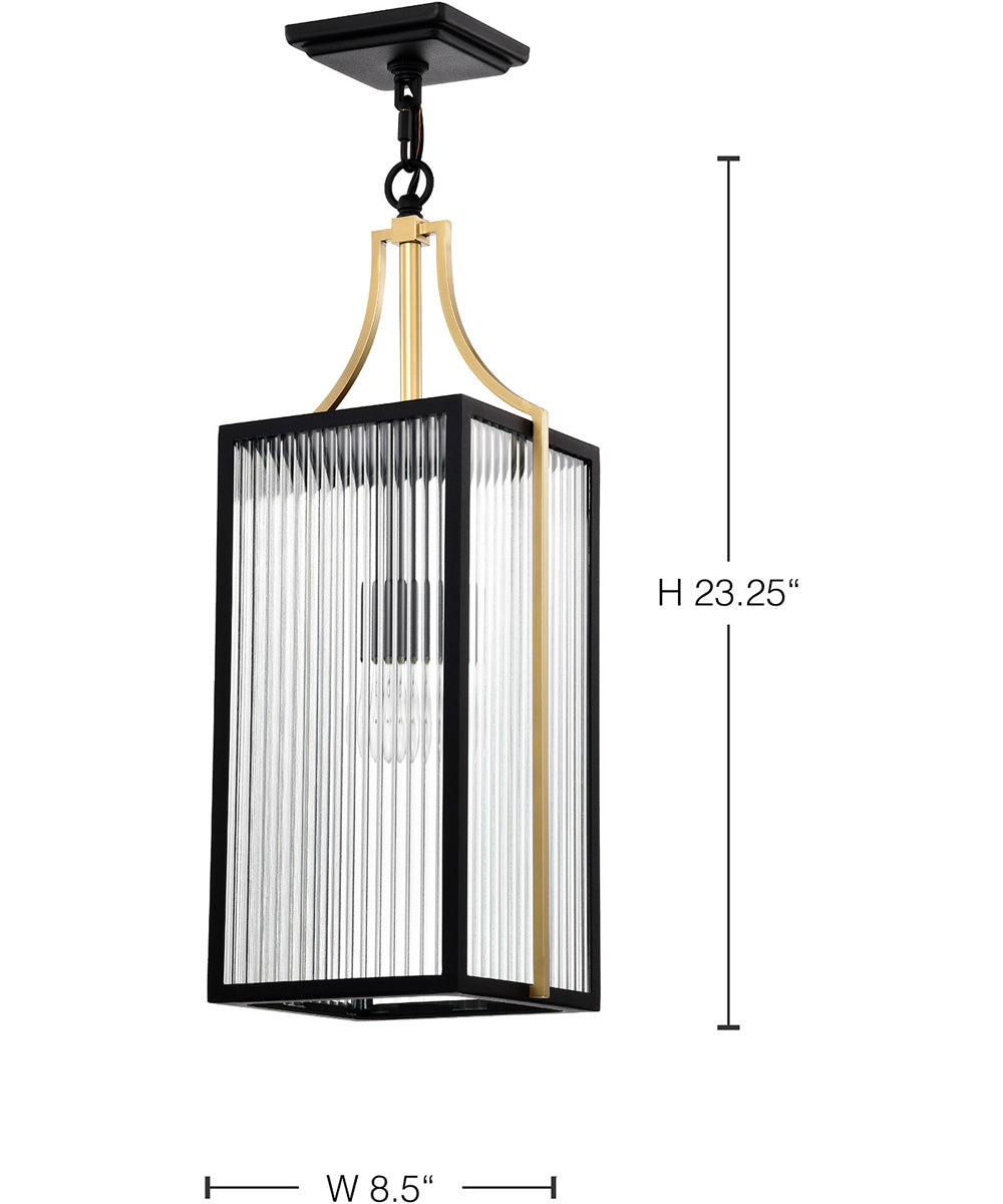 Holden 1-Light Outdoor Black / Gold