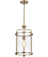 Yorktown 1-Light Pendant Burnished Brass