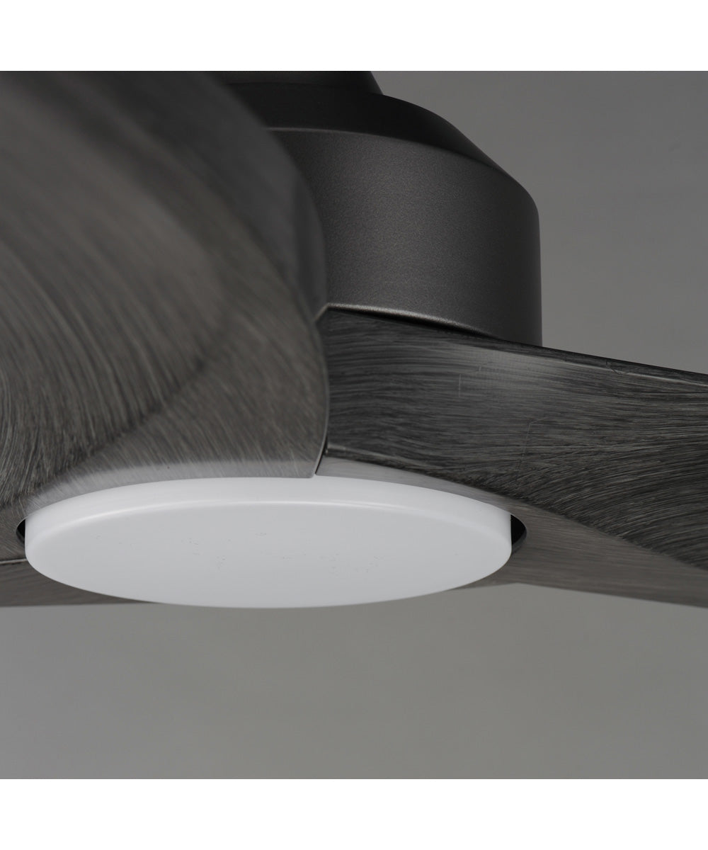 Drifter 52 inch Outdoor Fan w LED Charcoal / Grey Wood