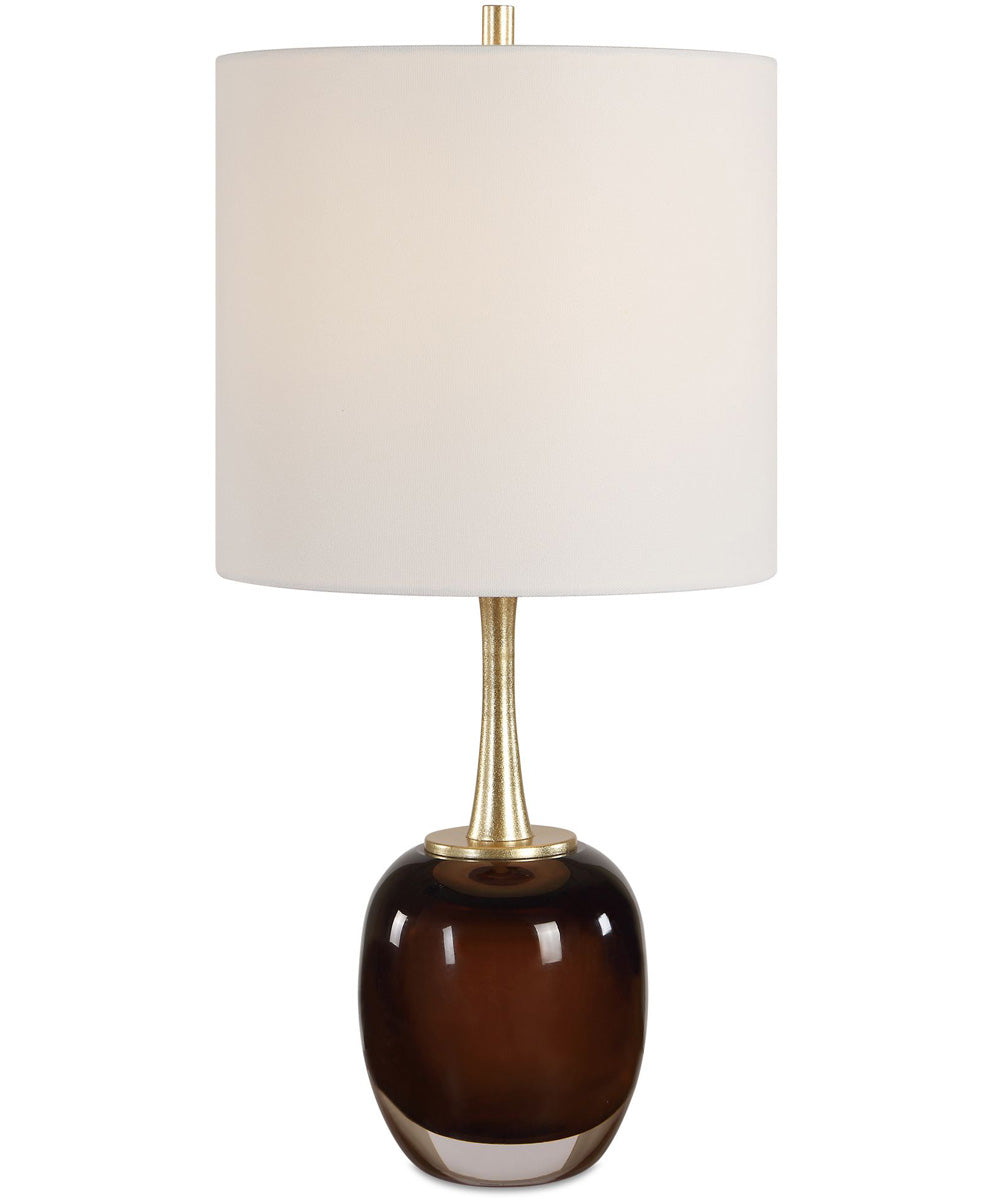 Vannett Dark Amber Table Lamp