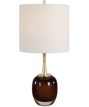 Vannett Dark Amber Table Lamp