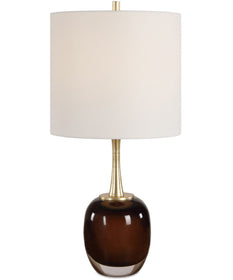 Vannett Dark Amber Table Lamp