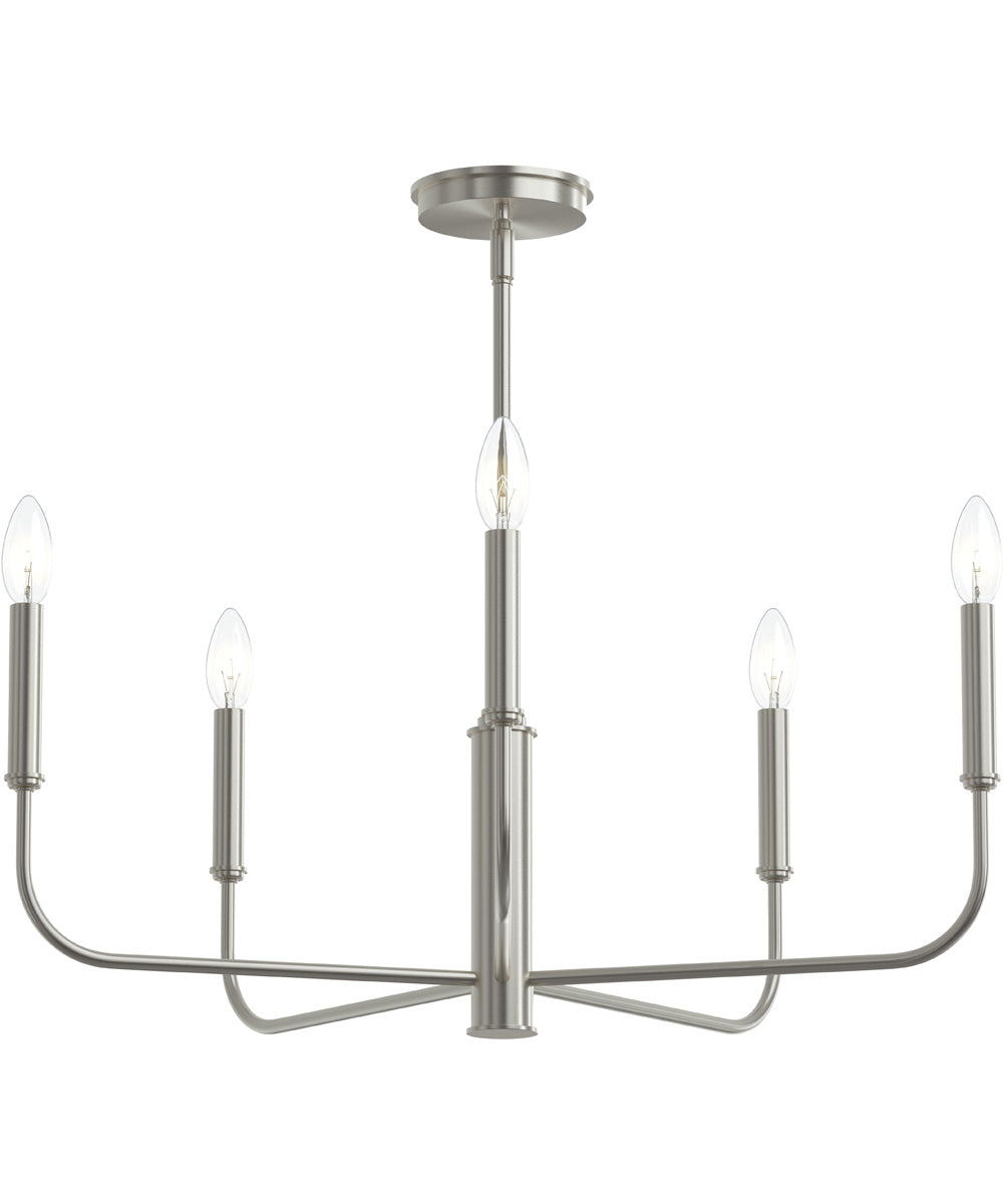 Reines 5-Light Medium Chandelier Brushed Nickel