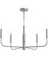 Reines 5-Light Medium Chandelier Brushed Nickel