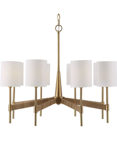 Lautoka Rattan 8 Light Chandelier