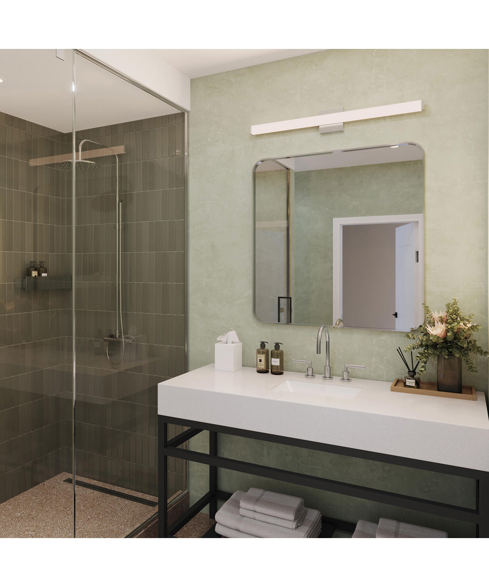 Phase 6.1 36 in. 5CCT Integrated LED Linear Vanity Light Polished Chrome