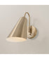Leo 1-Light Sconce Matte Brass