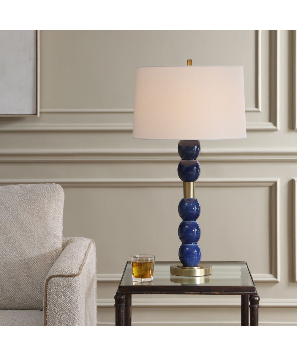 Bellore Blue Glaze Table Lamp