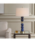 Bellore Blue Glaze Table Lamp