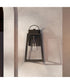 Hedry Medium Outdoor Wall Lantern with Clear Glass Panels Antique Bronze