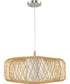 Cordova 1-Light Large Pendant Natural Rattan