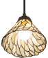 8" Wide Willow Jadestone Mini Pendant Light