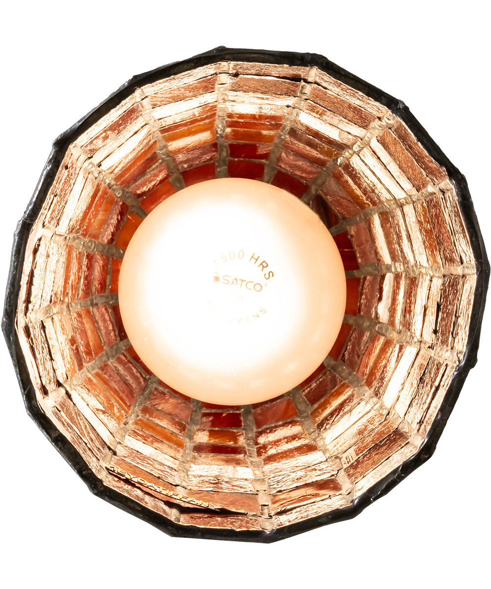 5" Wide Terra Naranja Mini Pendant