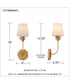 Dorothea 1-light Wall Sconce Gold Leaf