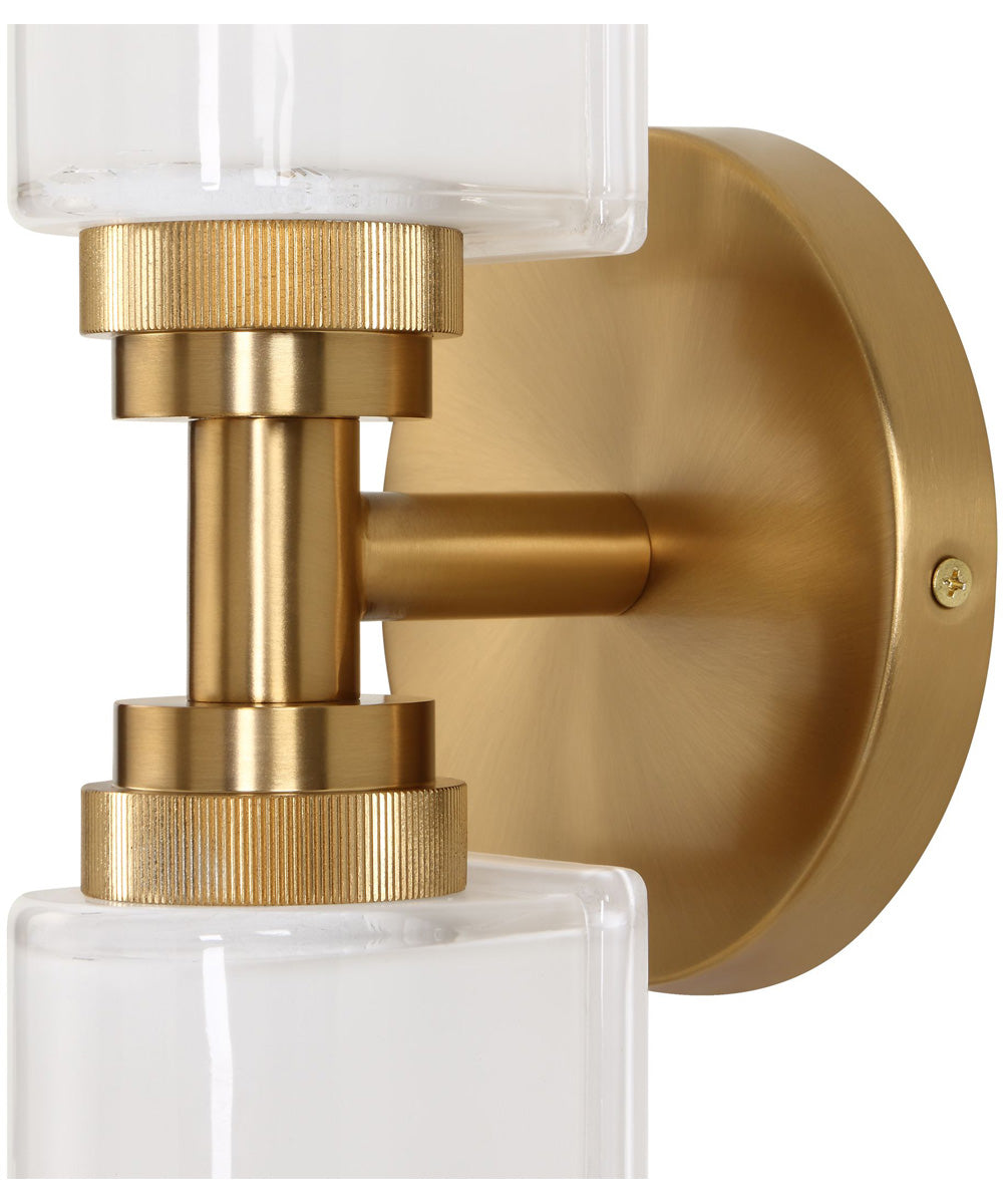 Wellsville 2 Lt Brass Sconce