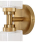 Wellsville 2 Lt Brass Sconce
