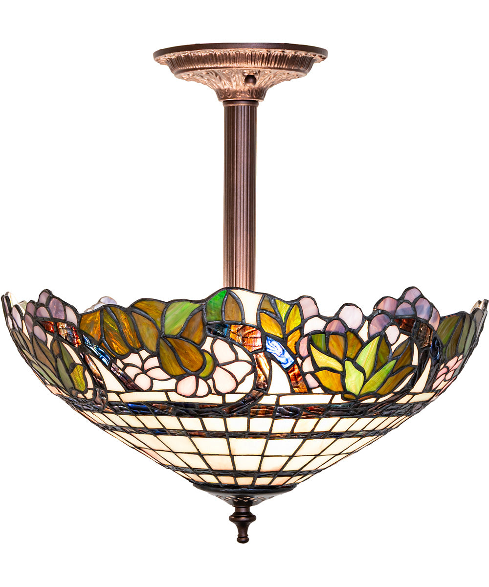 15" Wide Handel Grapevine Semi-Flush Mount