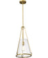 Valentine 1-Light Pendant Vintage Brass