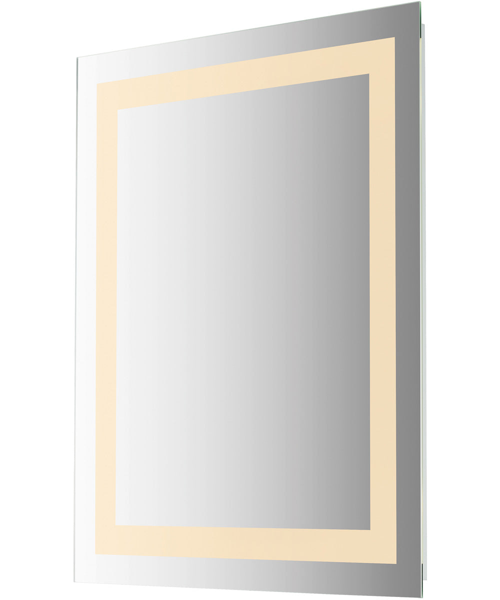 24 inchWx30 inchH 5CCT Perimeter Frontlit LED Mirror Mirror