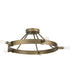 Breckenridge 5-Light Semi-Flush Mount Aged Bronze