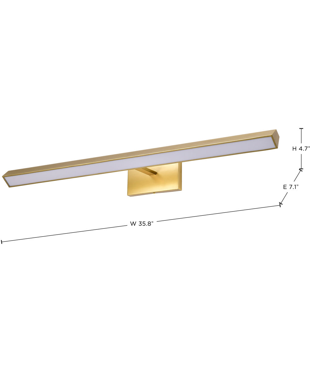 Mila  Vanity & Wall Vintage Brass