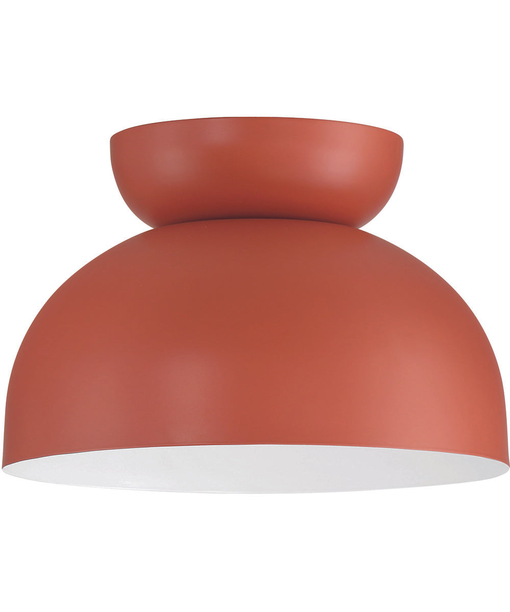 Ventura Dome 1-Light Lighting Baked Clay