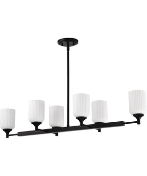 Solara 6-Light Pendant Matte Black