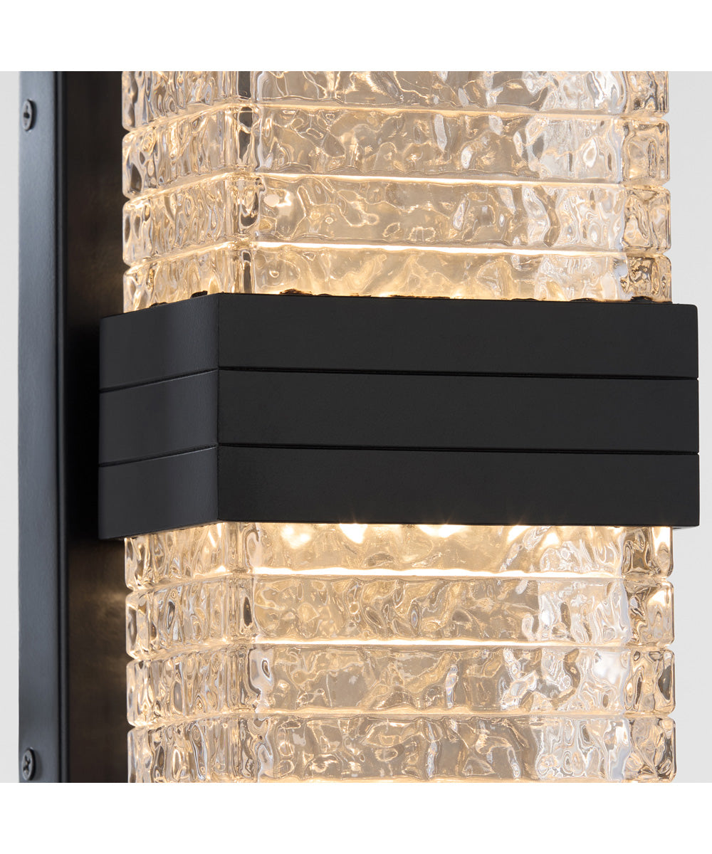 Boreas Outdoor Wall Sconce Wall Mount Light Fixture Matte Black