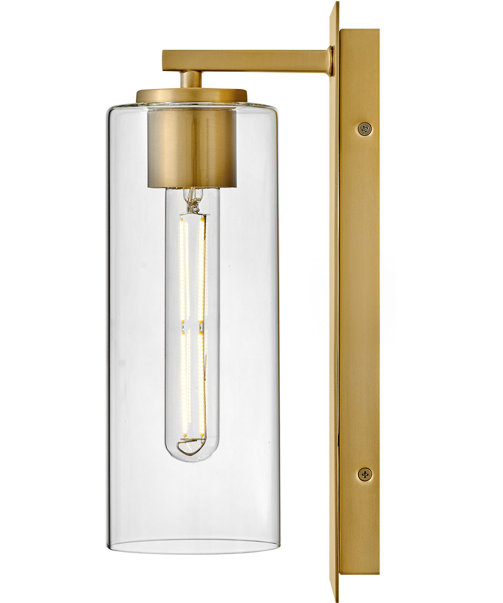 Lane 1-Light Medium Single Light Sconce in Lacquered Brass